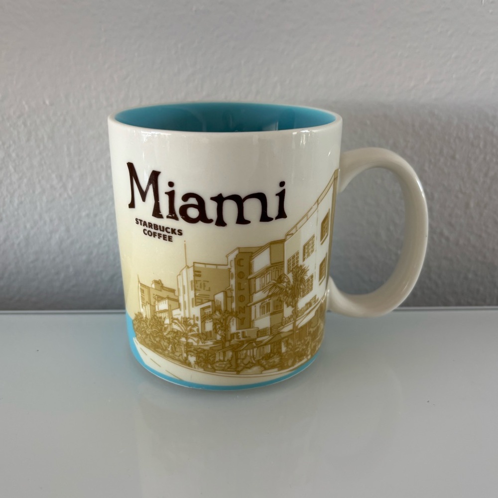 Starbucks Miami Global Icon Collector's Series Mug Coffee Cup 2012 16oz